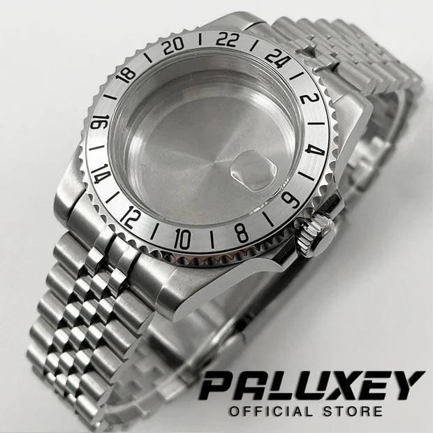 NH35 40mm Diver Waterproof For NH34 NH35 NH36 ETA2824 Movement Black Purple GMT Bezel Sapphire Glass Watch Case Glide Lock Clasp Brodster Market