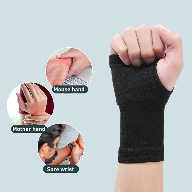 Wrist Thumb Support Compression Gloves,Wrist Brace Compression Sleeves with Soft Gel Pad for Arthritis,Carpal Tunnel Splint Brodster Market