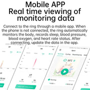 Smart Ring Bluetooth 5.1 Sleep Camera Remote Control Multiple Exercise Modes Wearable Fitness Ring Brodster Market