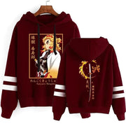 New Anime Rengoku Kyoujurou Hoodie Men's Fashion Personality Long Sleeve Hooded Sweatshirt Pullover Brodster Market