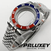 NH35 40mm Diver Waterproof For NH34 NH35 NH36 ETA2824 Movement Black Purple GMT Bezel Sapphire Glass Watch Case Glide Lock Clasp Brodster Market