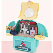 Pet Care Play Set Doctor Kit for Kids, Doctor Pretend Play Vet Dog Grooming Toys Puppy Dog Carrier Feeding Dog Backpack Brodster Market