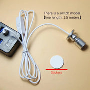 LED USB 5V 3W Led Spot Light Surface Mounted Cabinet Showcase Counter Jewelry Lamp Rotatable Angle Ceiling Mini Spotlight Brodster Market