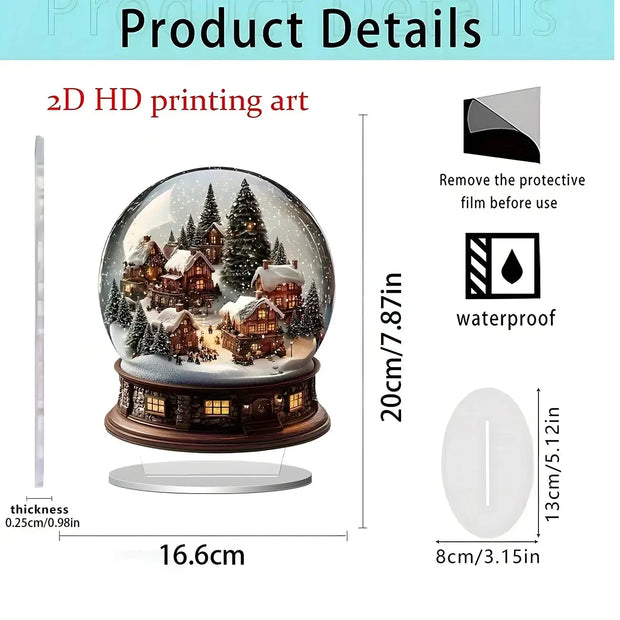 Christmas series of gifts Home desktop decoration 2D acrylic handicraft ornament