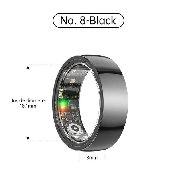 Smart Ring Bluetooth 5.1 Sleep Camera Remote Control Multiple Exercise Modes Wearable Fitness Ring Brodster Market