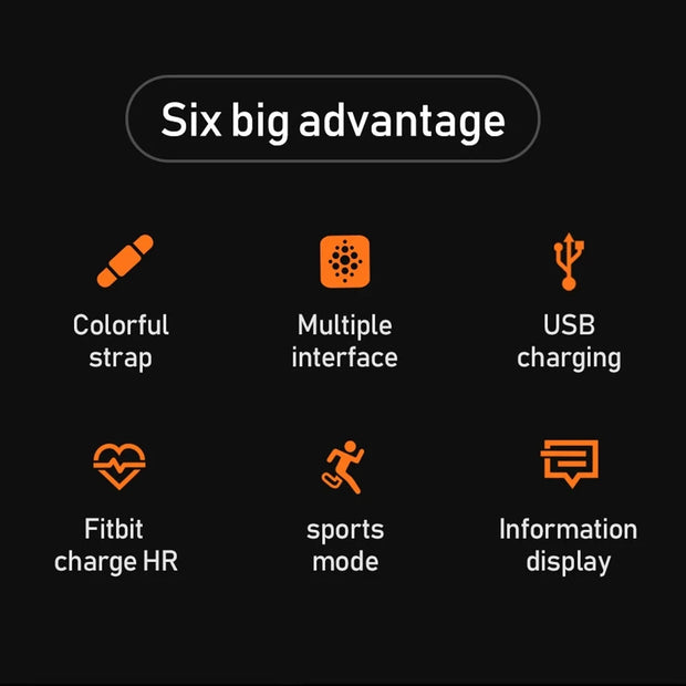 Fitness Bracelet Blood Pressure Measurement Pedometer Smart Band Heart Rate Monitor Waterproof Health Tracker Watch A Brodster Market