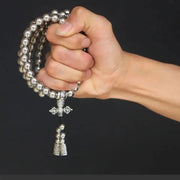 Titanium Steel Bracelet Necklace Chain Prayer Beads Self Defense Waist Faith Buddha Cross Pendant Mens Gadgets For Jewelry Gifts Brodster Market