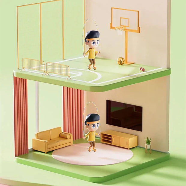 Rope Skipping Colorful Soft Beads Beaded Skipping Jump Rope For Kindergarten Pupil Choldren Beginners Brodster Market