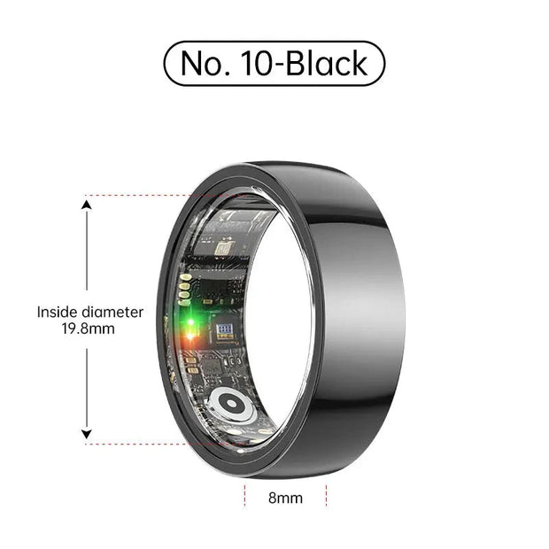 Smart Ring Bluetooth 5.1 Sleep Camera Remote Control Multiple Exercise Modes Wearable Fitness Ring Brodster Market