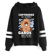 Kawaii Cartoon Capybara Hoodies Women/men Harajuku Fashion Graphic Streetwear Unisex Winter Warm Sweatshirts Hooded Female/male Brodster Market