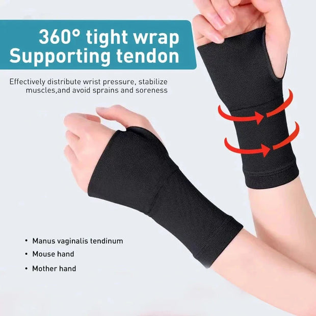 Wrist Thumb Support Compression Gloves,Wrist Brace Compression Sleeves with Soft Gel Pad for Arthritis,Carpal Tunnel Splint Brodster Market