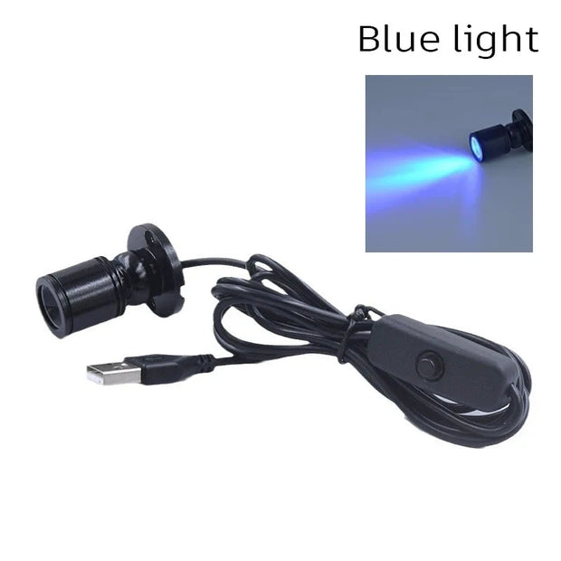 LED USB 5V 3W Led Spot Light Surface Mounted Cabinet Showcase Counter Jewelry Lamp Rotatable Angle Ceiling Mini Spotlight Brodster Market