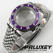 NH35 40mm Diver Waterproof For NH34 NH35 NH36 ETA2824 Movement Black Purple GMT Bezel Sapphire Glass Watch Case Glide Lock Clasp Brodster Market